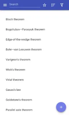 Physical theorem android App screenshot 12